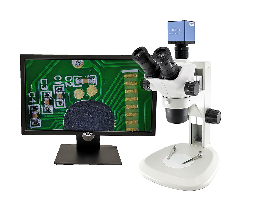 昆山OMT-2800HC系列HDMI高清测量研究级三目视频数码显微镜