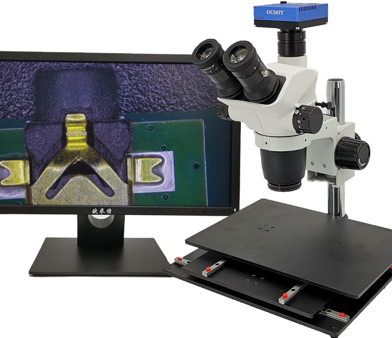 芜湖OMT2860HC系列高清4K研究级测量三目显微镜
